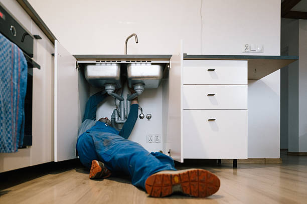 Professional Drain Cleaning technician working in Tyrone, PA